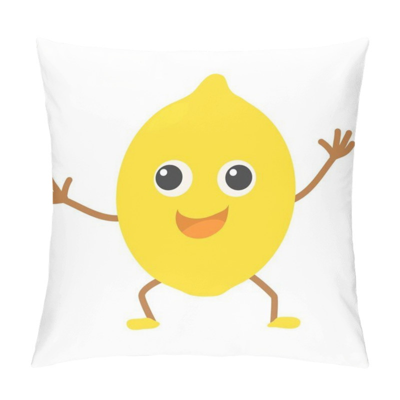 Personality  Lemon Icon, Cartoon Style Pillow Covers