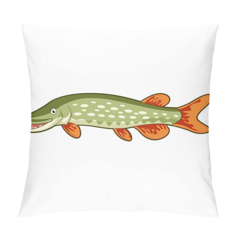 Personality  Cartoon Happy Pike Pillow Covers