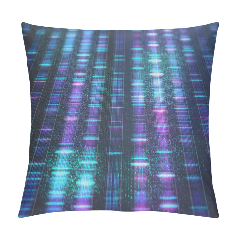 Personality  DNA Sequencing Sanger Digital Background Binary Code Pillow Covers