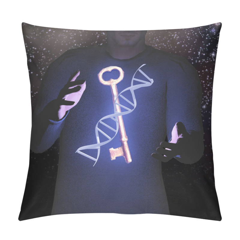 Personality  DNA And Key Pillow Covers