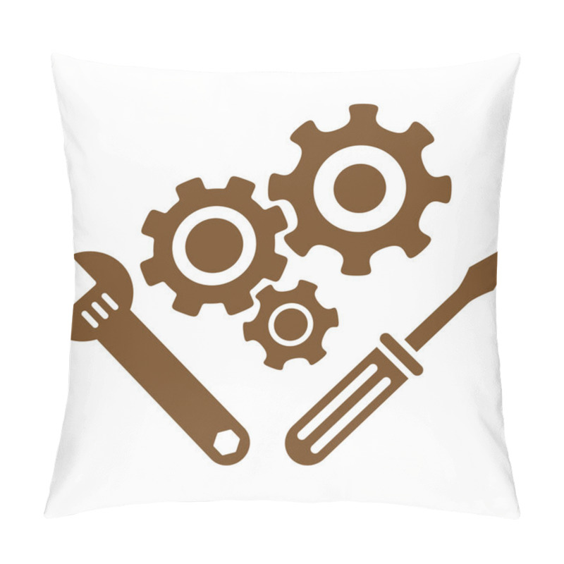 Personality  Mechanics Tools Icon Pillow Covers