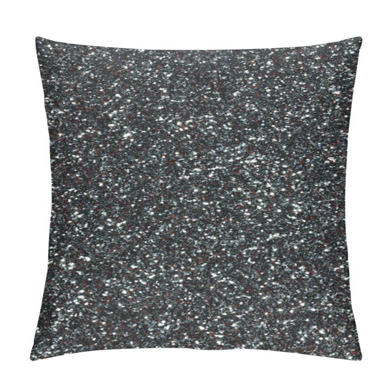 Personality  Black Glitter Texture Abstract Background Pillow Covers