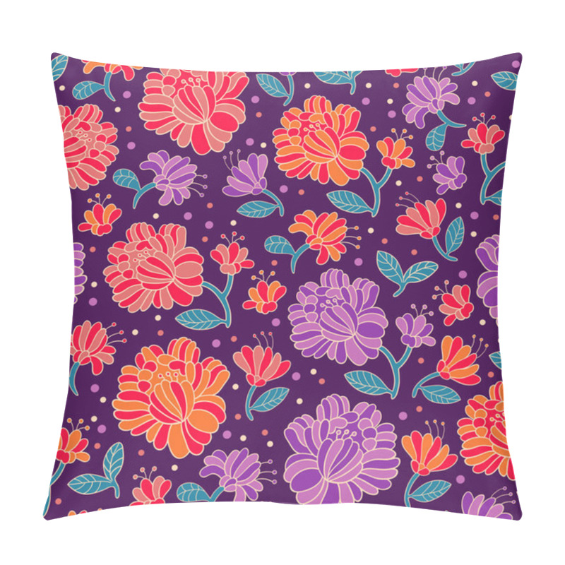 Personality  Floral Seamless Pattern. Pillow Covers