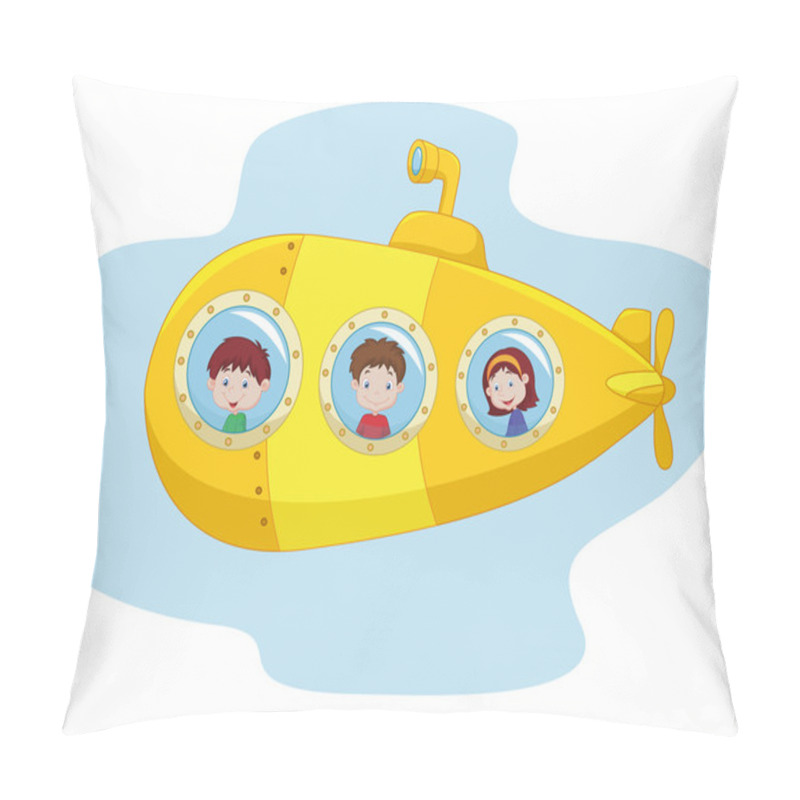 Personality  Cartoon Yellow Submarine Pillow Covers