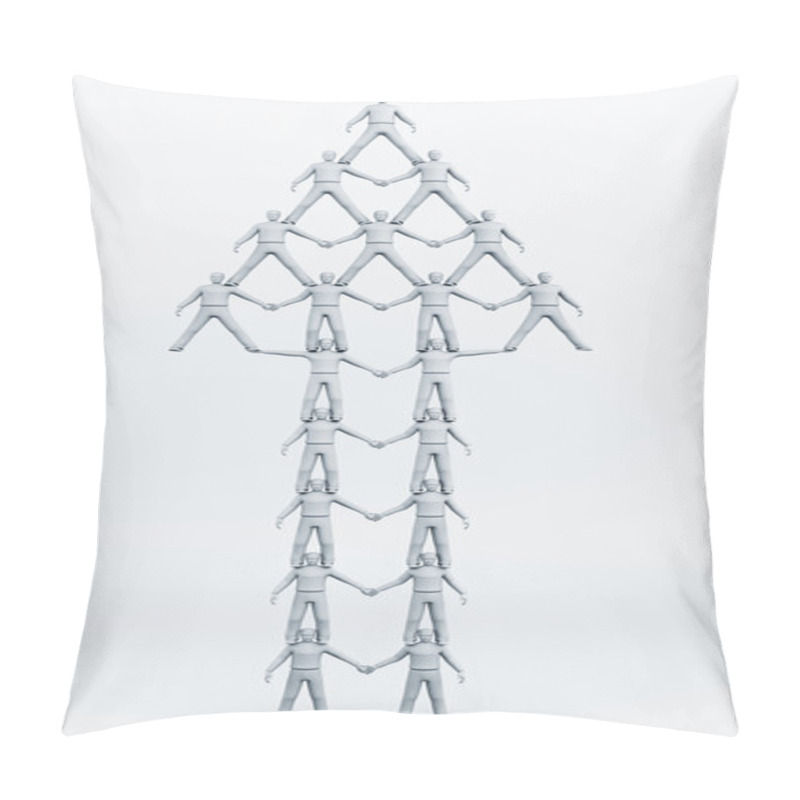 Personality  Team Pyramid Up Arrow Pillow Covers