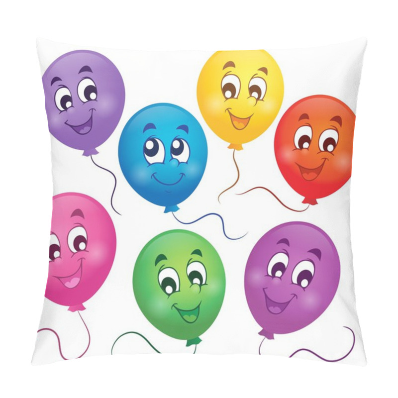 Personality  Balloons Theme Image 4 Pillow Covers