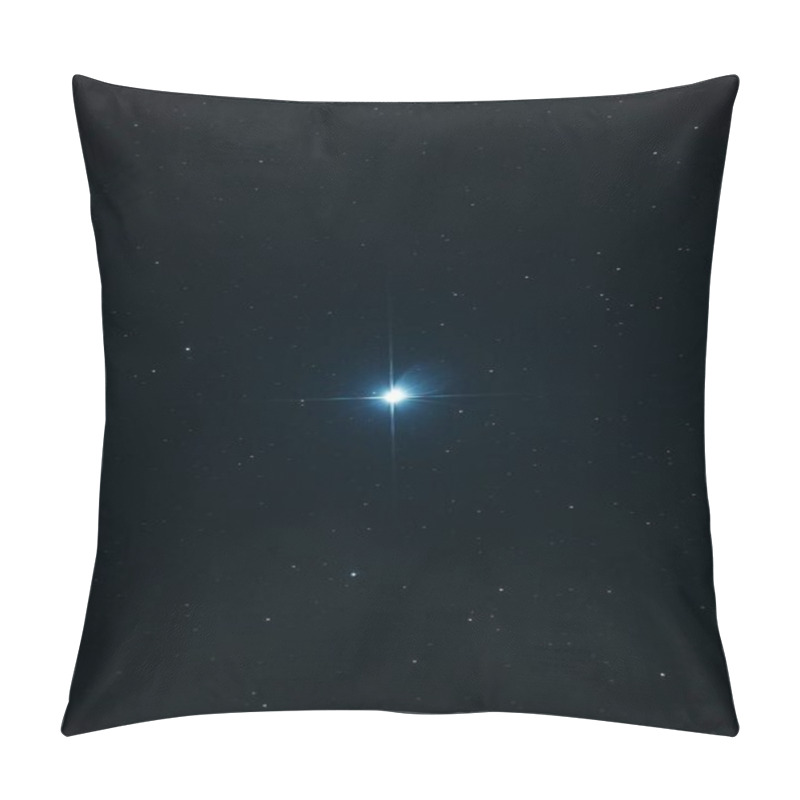 Personality  Star Vega: Taken With A Dslr On 8 Inch Newtonian Telescope. Brightest Star In The Northern Constellation Lyra And Fifth Brightest In The Night Sky. Pillow Covers