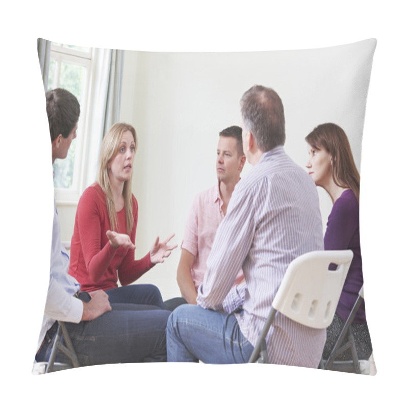 Personality  Meeting Of Support Group Pillow Covers