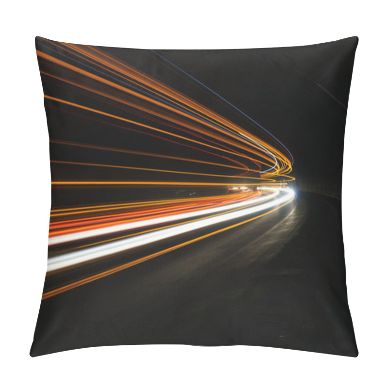 Personality  Interesting And Abstract Lights In Orange, Red, Yellow And White Pillow Covers