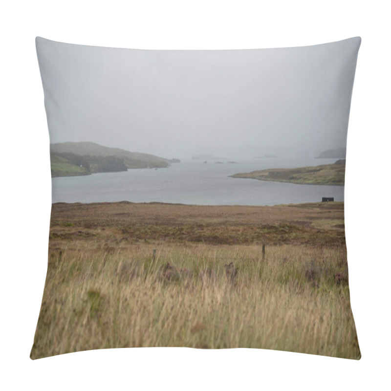 Personality  Astonishing Autumn Landscape In The Highlands, Scotland Pillow Covers