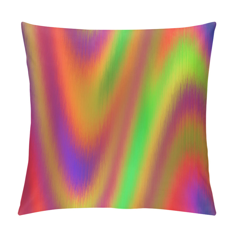 Personality  Ombre Bright Saturated Neon Pop Blurry Pattern Pillow Covers