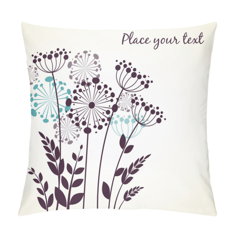 Personality  Dandelions Flowers Pillow Covers