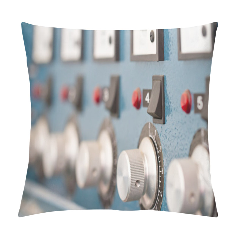 Personality  Instrument Panel With Circuit Breakers And Switches Pillow Covers