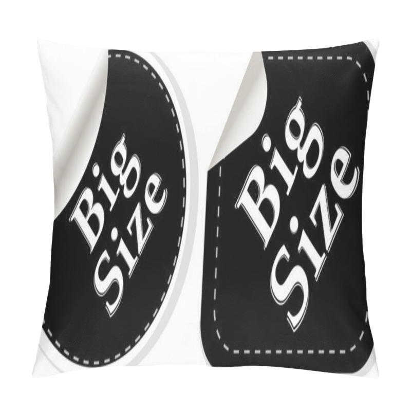 Personality  Big Size Clothing Stickers Set Pillow Covers