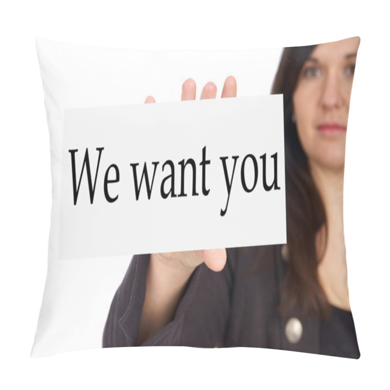 Personality  We Want You Pillow Covers