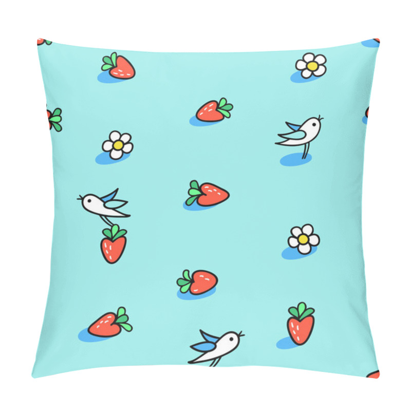 Personality  Enjoy Summer Seamless Pattern. Pillow Covers