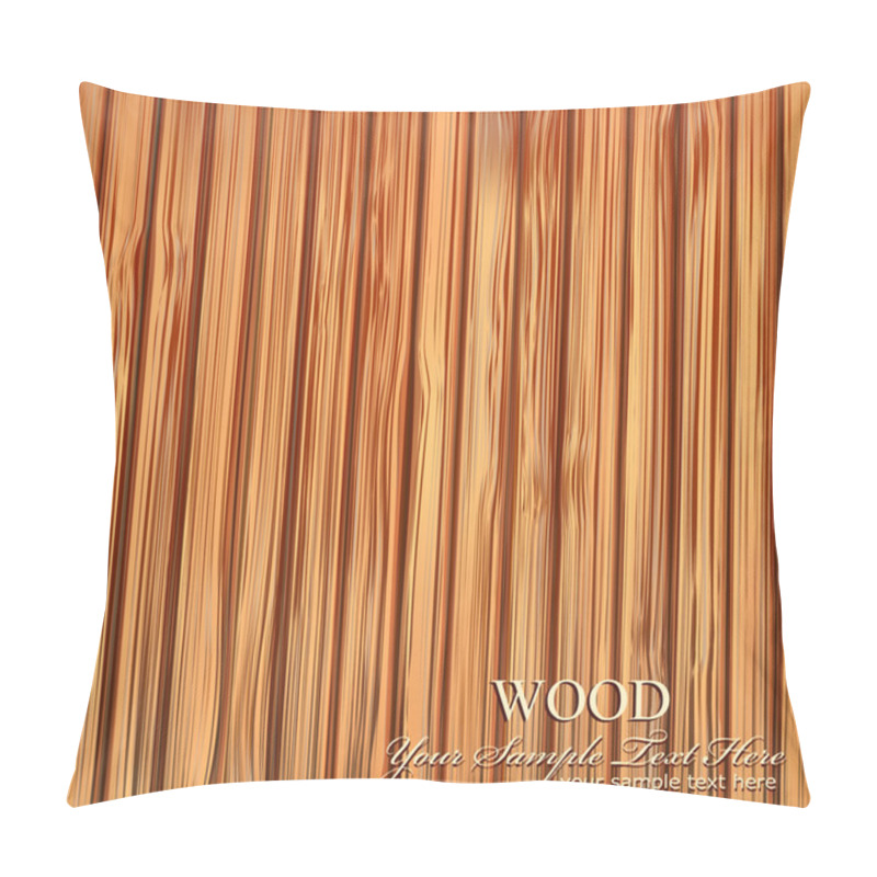 Personality  Vector Texture Of Wooden Boards Pillow Covers