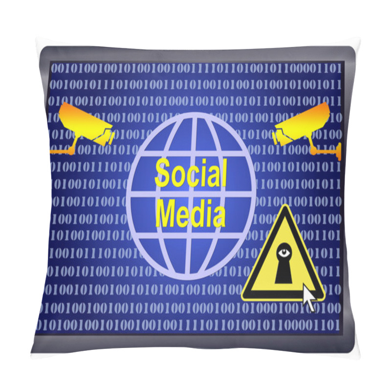 Personality  Social Media Spy Pillow Covers