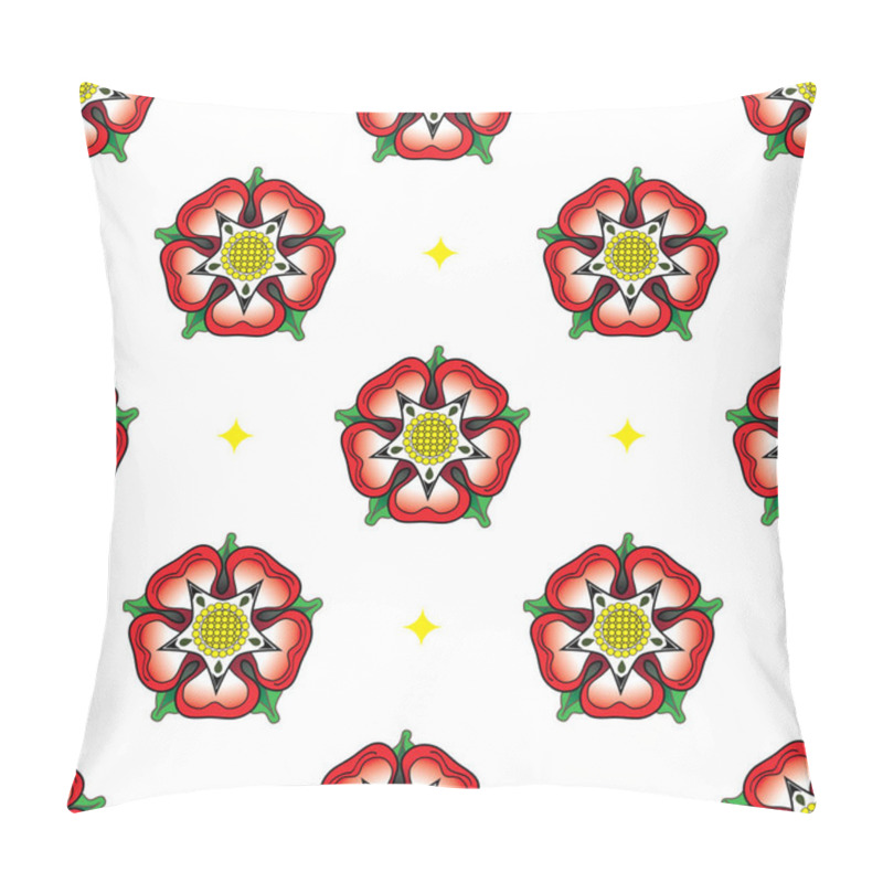 Personality  Tudor Roses Seamless Pattern Pillow Covers