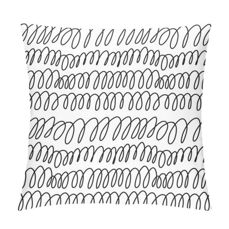 Personality  Line Art Zigzag Seamless Pattern For Fabrics And Textiles And Packaging And Gifts And Cards And Linens And Kids  Pillow Covers