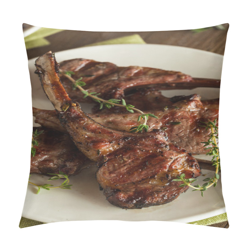 Personality  Organic Grilled Lamb Chops Pillow Covers