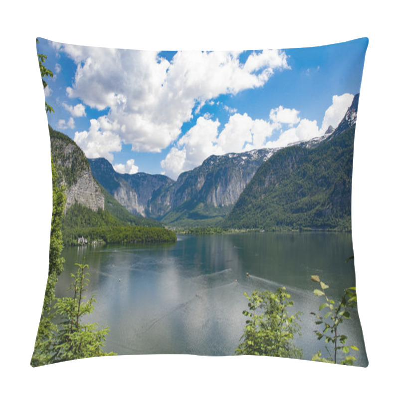 Personality  Lake In The Mountains Of Hallstatt  Pillow Covers