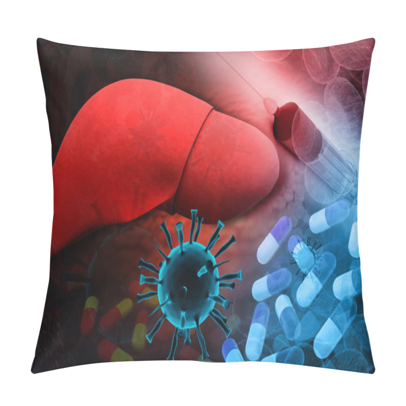 Personality  Liver Infection With Hepatitis Viruses Pillow Covers