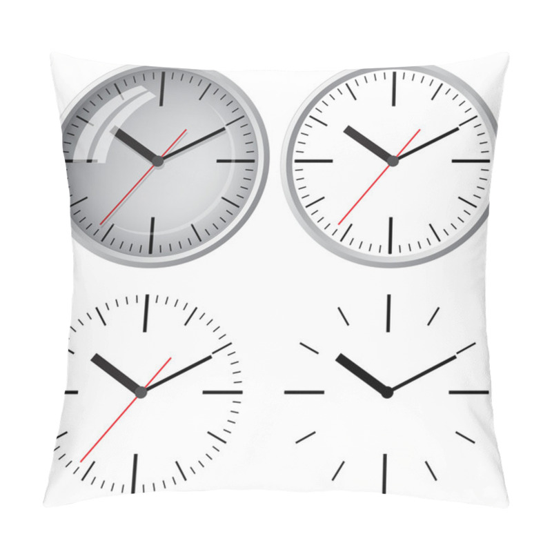 Personality  Wall Mounted Digital Clock. Pillow Covers