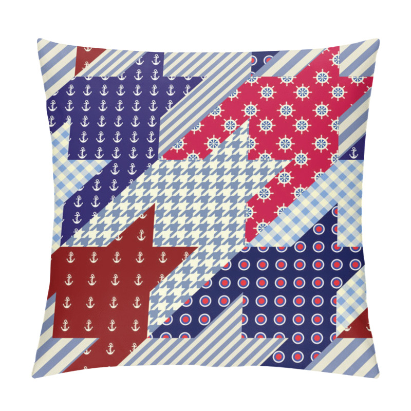 Personality  Geometrical Patchwork Pattern Pillow Covers