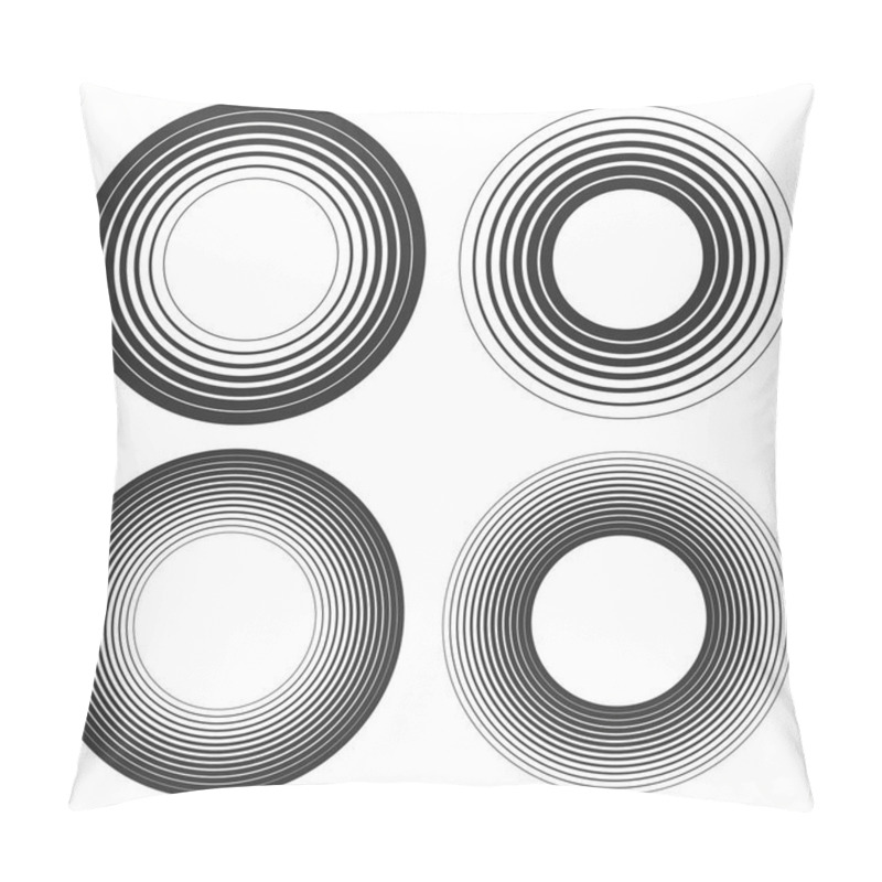 Personality  Radial Element Set Pillow Covers