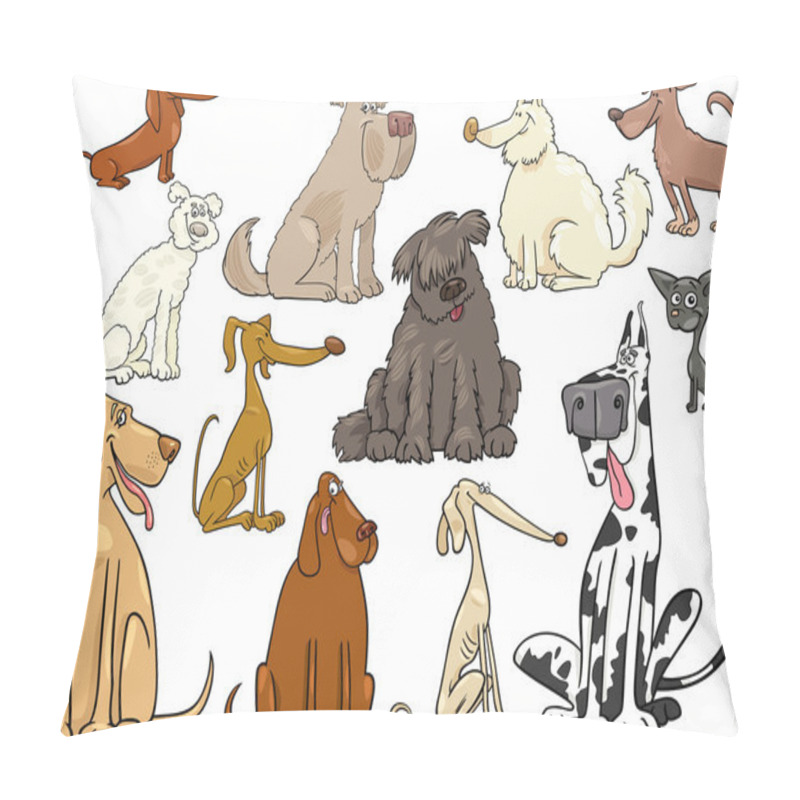 Personality  Cartoon Dogs Or Puppies Big Set Pillow Covers