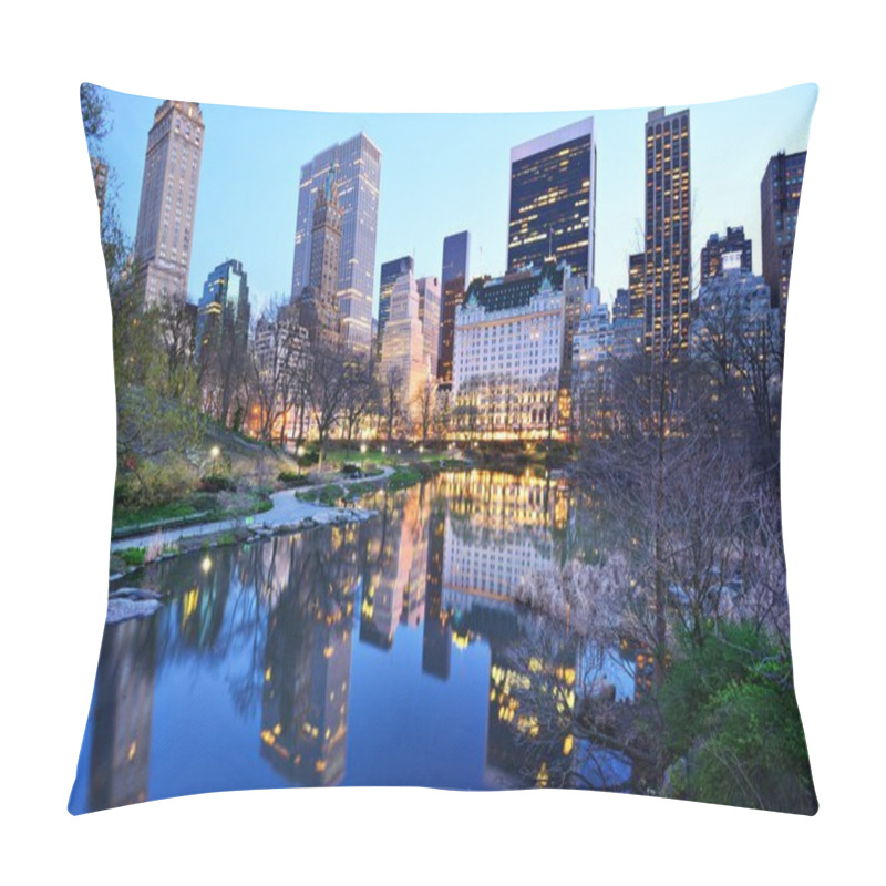 Personality  New York City Central Park Lake Pillow Covers