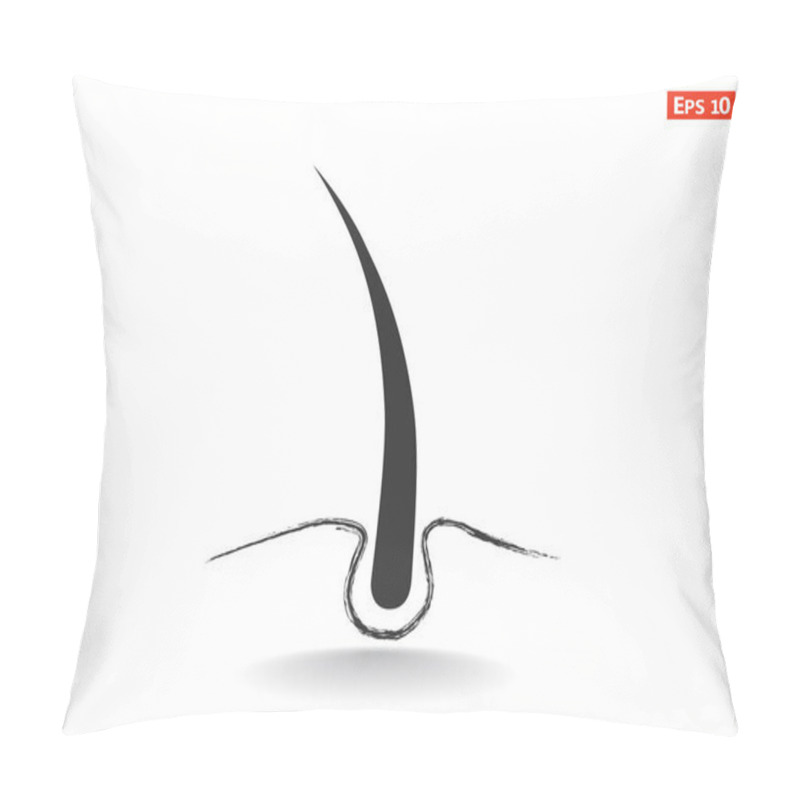 Personality  Hair Web Icon Pillow Covers