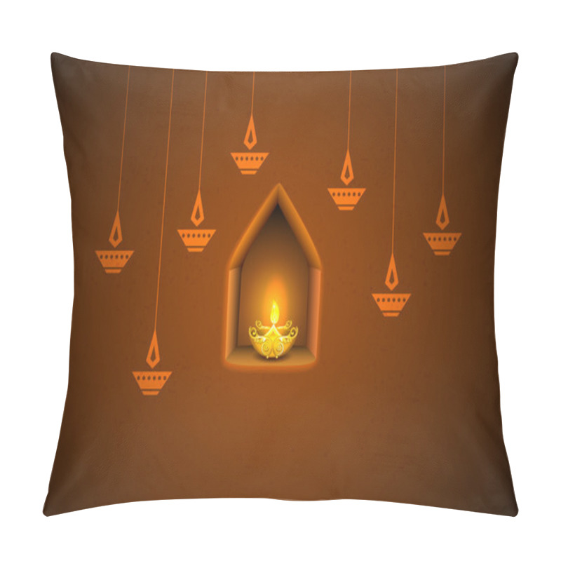 Personality  Diwali Holiday Background Pillow Covers