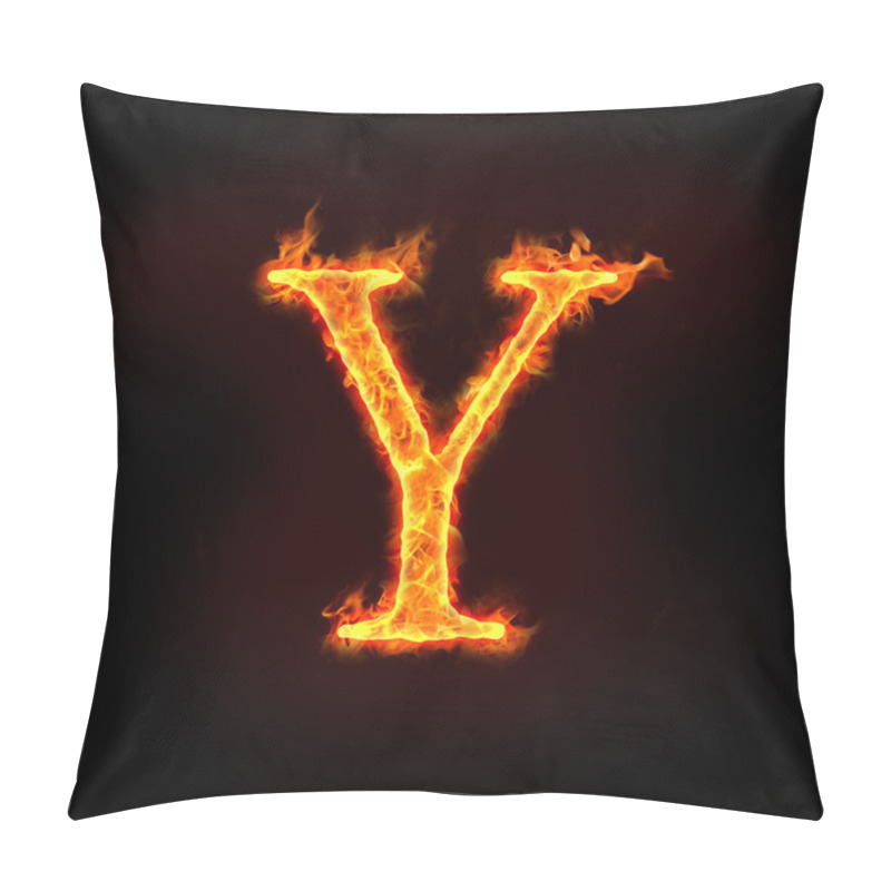 Personality  Fire Alphabets, Y Pillow Covers