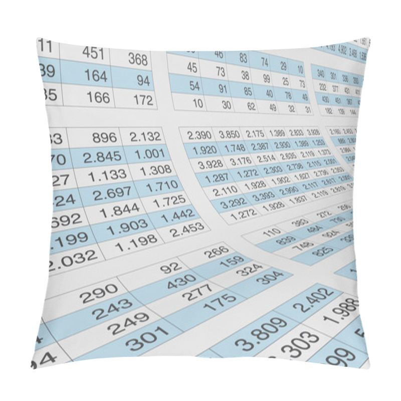 Personality  Spreadsheet Pillow Covers