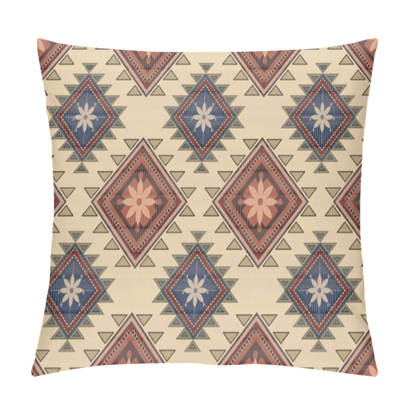 Personality  Navajo Tribal Vector Seamless Pattern. Native American Ornament. Ethnic South Western Decor Style. Boho Geometric Ornament. Vector Seamless Pattern. Mexican Blanket, Rug. Woven Carpet Illustration. Pillow Covers