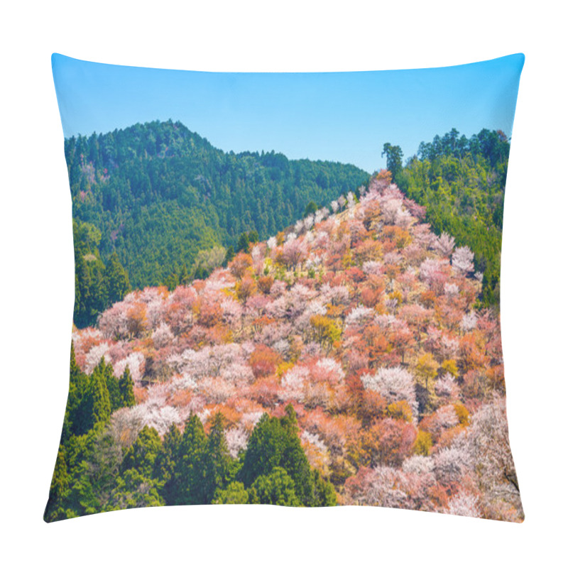 Personality  Yoshinoyama, Japan In Spring Pillow Covers