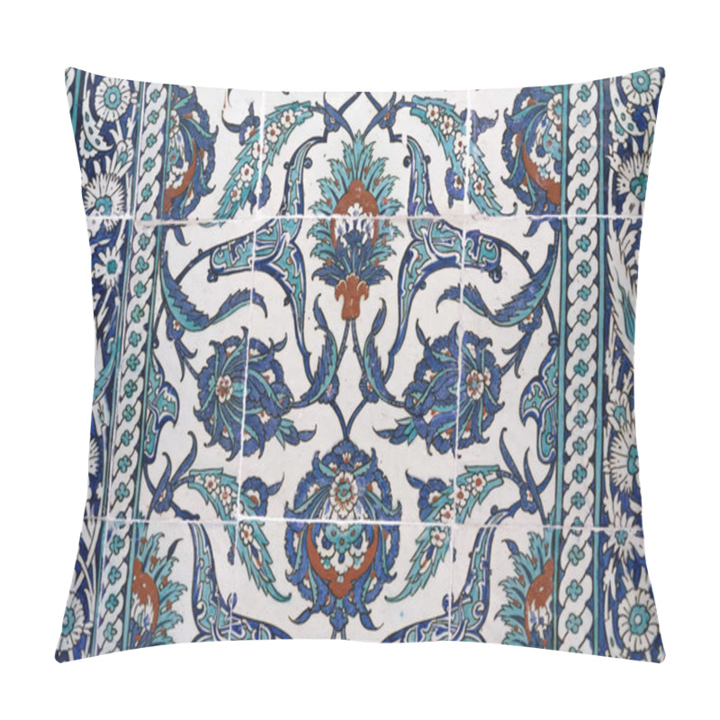 Personality  Unique Handmade Iznik Tiles Of Topkapi Palace In Istanbul, Turkey. Pillow Covers