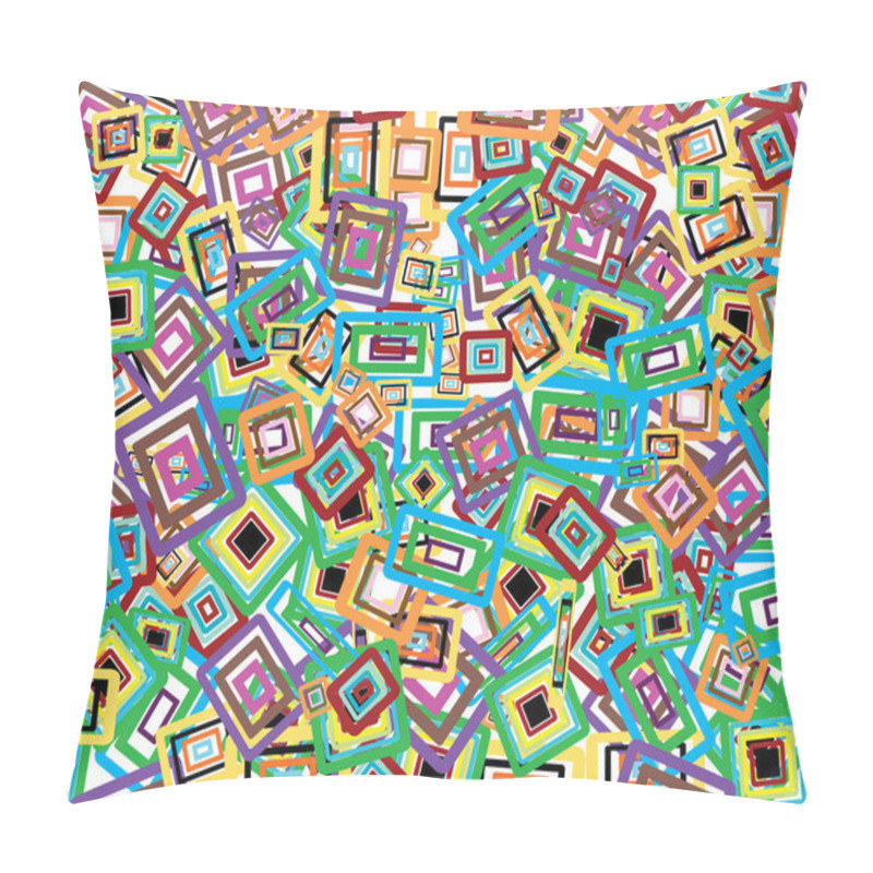 Personality  Rectangles Background Pillow Covers