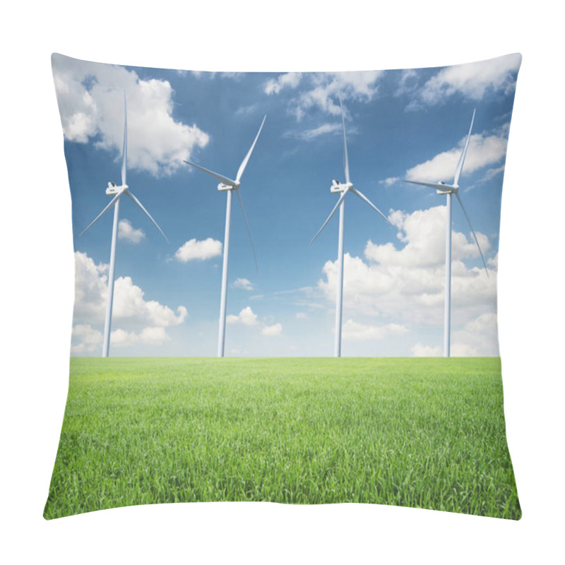 Personality  Wind Power Station Pillow Covers