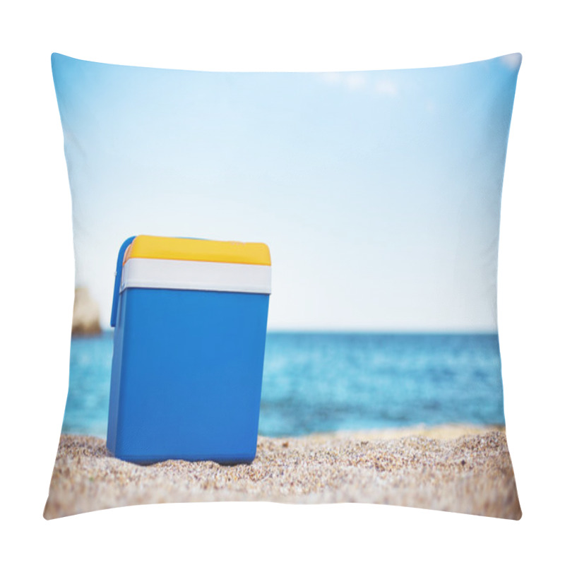 Personality  Cooler Box On The Sand Beach Pillow Covers