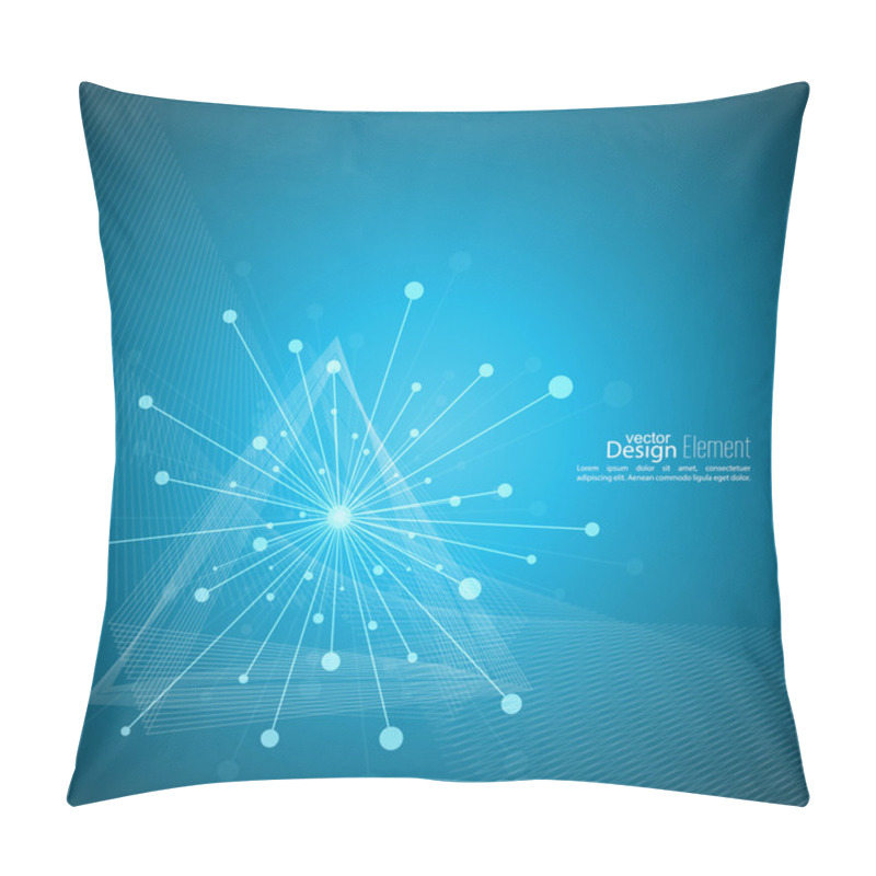 Personality  Techno Vector Abstract Background Pillow Covers