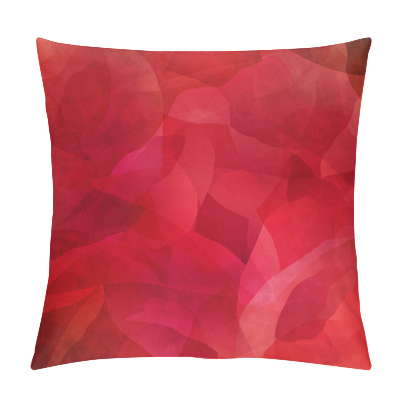 Personality  Abstract Grungy Red Background Pillow Covers