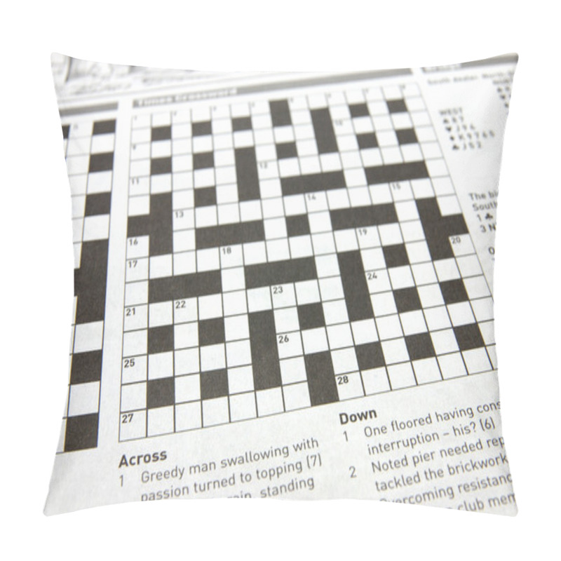 Personality  Crossword Puzzle Pillow Covers