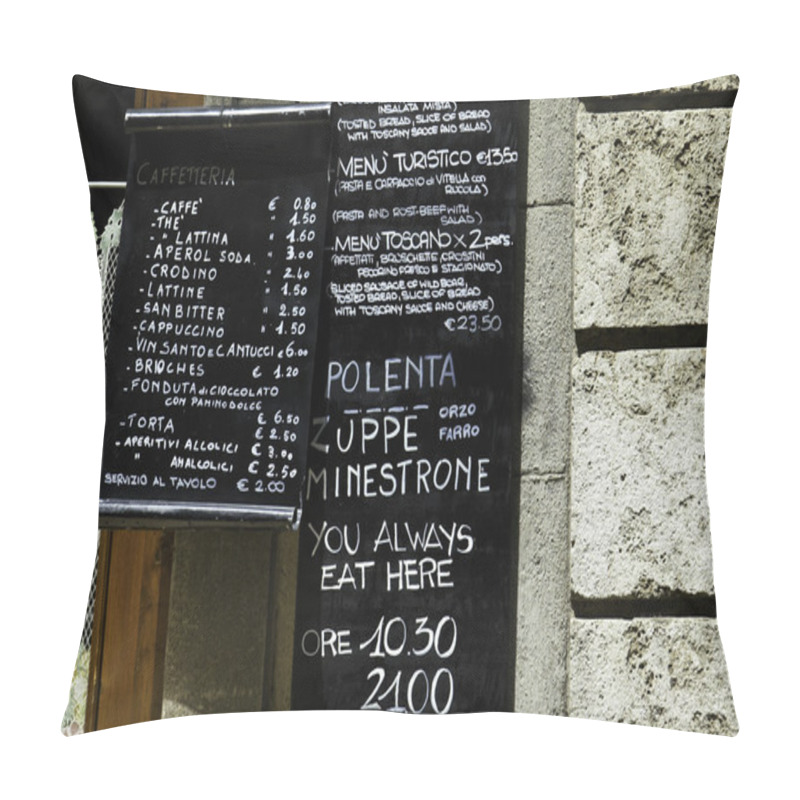 Personality  Signboard, Italian Restaurant Pillow Covers