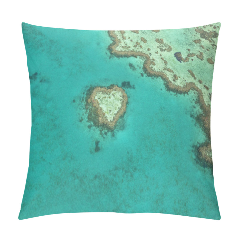 Personality  Heart Reef, Australia Pillow Covers