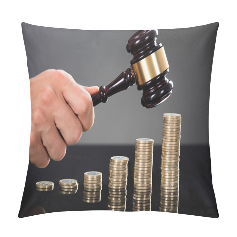 Personality  Judge Hands Hitting Gavel  Pillow Covers