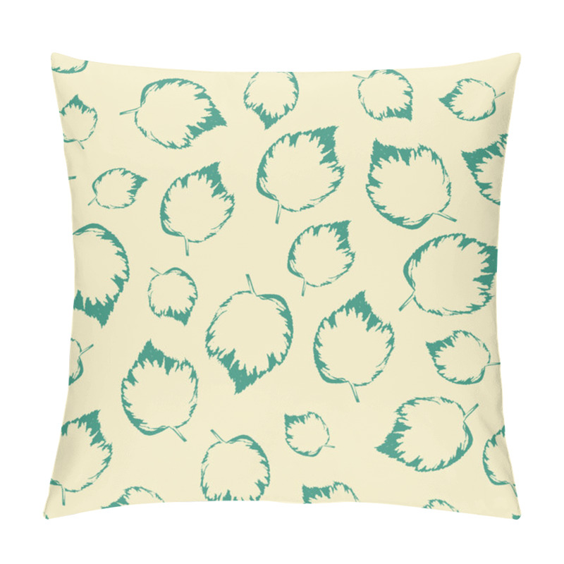 Personality  Seamless Pattern With Leaves Pillow Covers