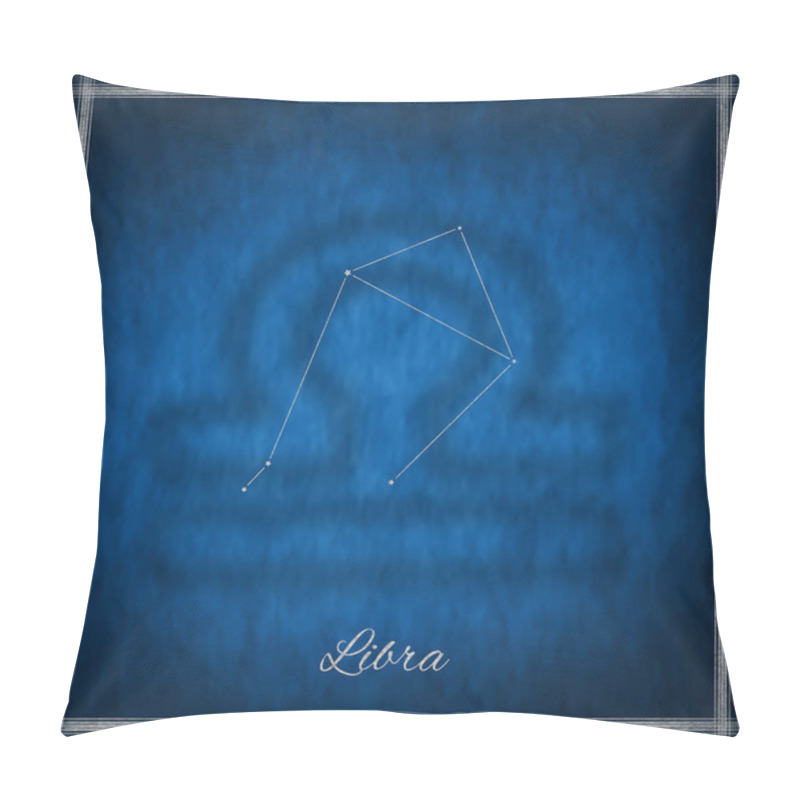 Personality  Libra Zodiac Sign, Constellation Lines, Libra Symbol Pillow Covers